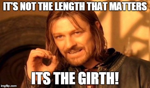 penis girth meme